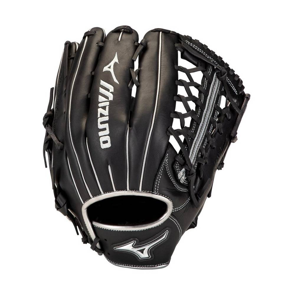 Mizuno Men's MVP Prime SE Outfield Baseball Glove 12.75" Black/Silver (312843-PYM)